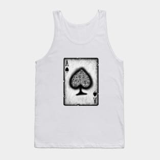 Ace of Spades with Roses Tank Top